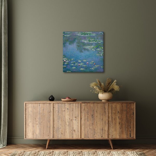 Obraz - Claude Monet, Water Lilies, reprodukce (30x30 cm)