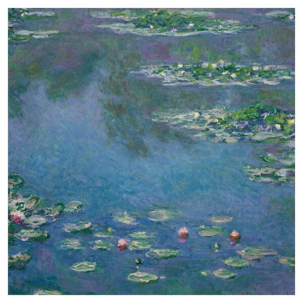 Obraz - Claude Monet, Water Lilies, reprodukce (30x30 cm)