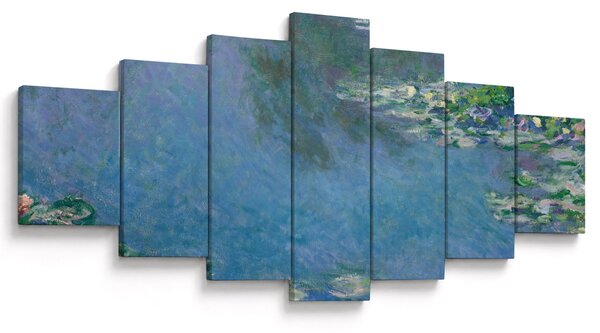Obraz - Claude Monet, Water Lilies, reprodukce (210x100 cm)
