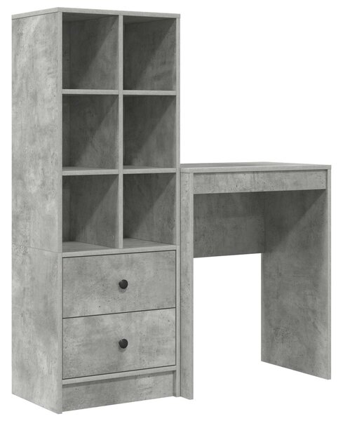 Stůl Betonově šedá 105,5 x 34 x 127 cm 2 ks 3337300