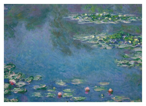 Obraz - Claude Monet, Water Lilies, reprodukce (70x50 cm)