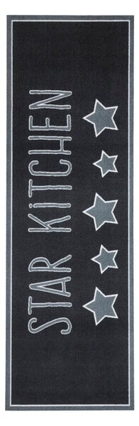 Černý běhoun Zala Living Star, 50 x 150 cm