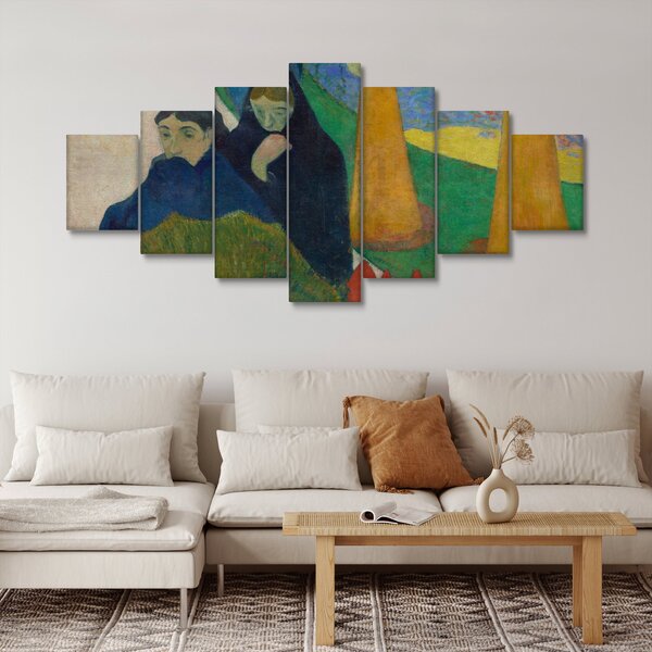 Obraz - Paul Gauguin, Arlésiennes (Mistral), reprodukce (210x100 cm)