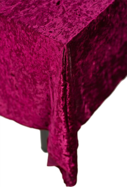 Obdélníkový sametový ubrus 280x160cm vínový