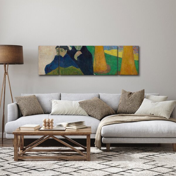 Obraz - Paul Gauguin, Arlésiennes (Mistral), reprodukce (170x50 cm)