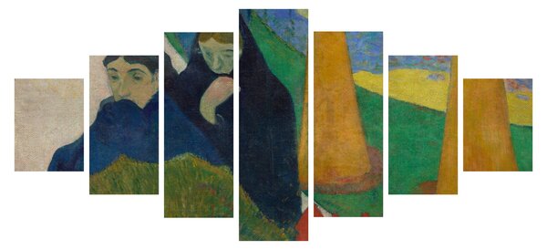 Obraz - Paul Gauguin, Arlésiennes (Mistral), reprodukce (210x100 cm)