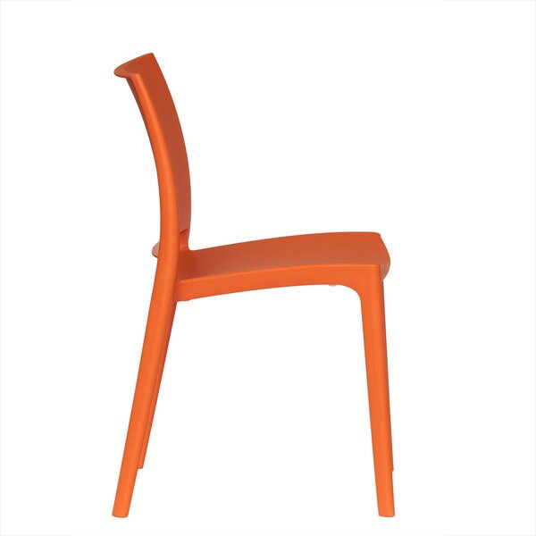 Kancelářská konferenční židle REST - oranžová