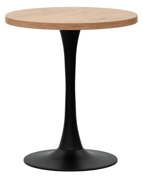 Stůl ARP755 Kavárenský barový stůl průměr 68 cm - dub Lancelot