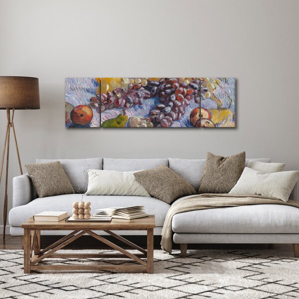 Obraz - Vincent van Gogh, Grapes, Lemons, Pears, and Apples, reprodukce (170x50 cm)