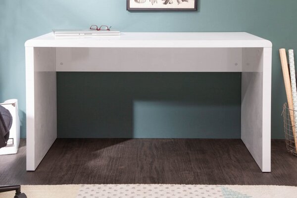 Moderní designový kancelářský psací stůl Trade 120cm bílý