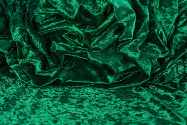 Obdélníkový sametový ubrus 280x160cm Velvet zelený