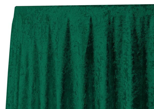 Kulatý sametový ubrus průměr 340cm Velvet zelený