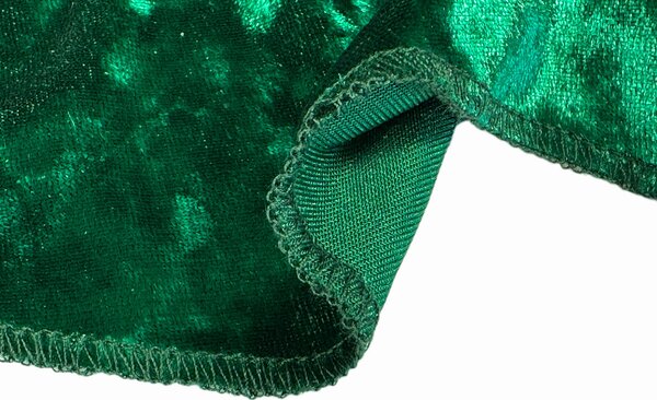 Obdélníkový sametový ubrus 280x160cm Velvet zelený