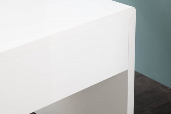 Moderní designový kancelářský psací stůl Trade 120cm bílý