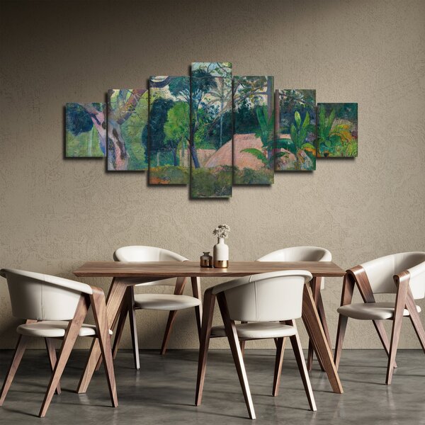 Obraz - Paul Gauguin, Te raau rahi (The Big Tree), reprodukce (210x100 cm)