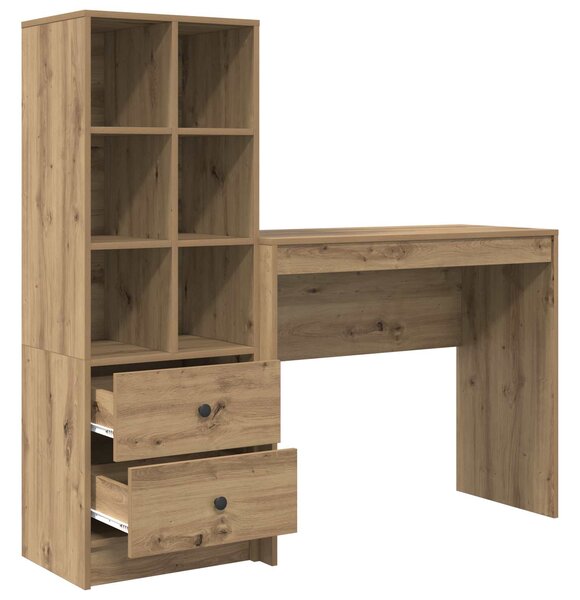Stůl Artisanový dub 135,5 x 40 x 127 cm 2 ks 3337328
