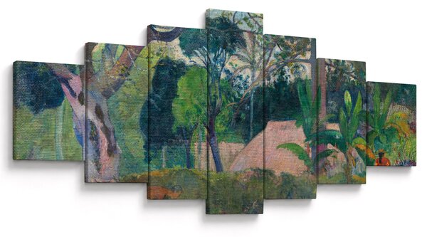Obraz - Paul Gauguin, Te raau rahi (The Big Tree), reprodukce (210x100 cm)
