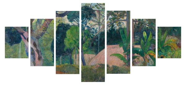 Obraz - Paul Gauguin, Te raau rahi (The Big Tree), reprodukce (210x100 cm)
