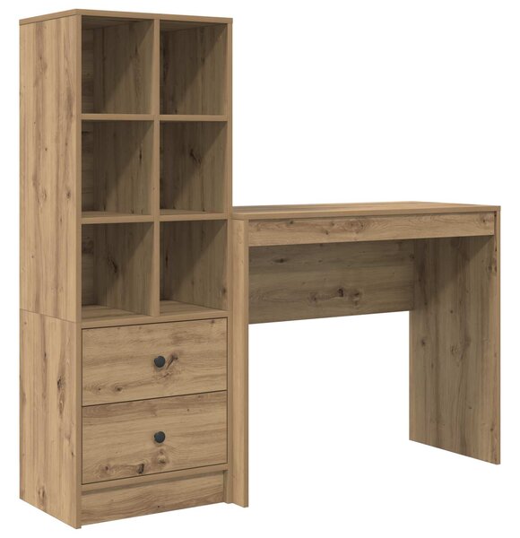 Stůl Artisanový dub 135,5 x 40 x 127 cm 2 ks 3337328