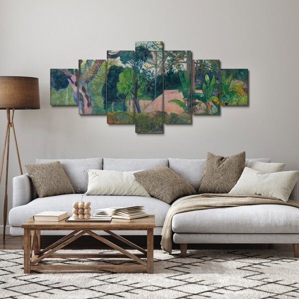 Obraz - Paul Gauguin, Te raau rahi (The Big Tree), reprodukce (210x100 cm)
