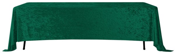 Obdélníkový sametový ubrus 280x160cm Velvet zelený