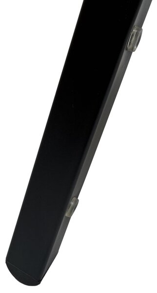 Banketní židle Luxus Dark 25x25x1.2 - hladká černá