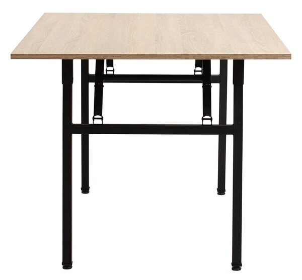 Banketní konferenční stůl obdélníkový o rozměrech 180x75 cm v barvě dubu Sonoma