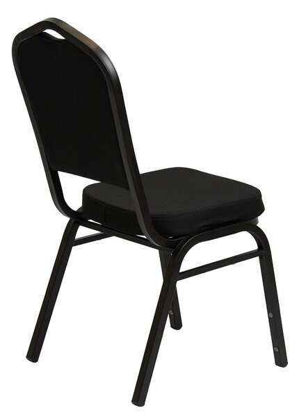Banketní židle Luxus Dark 25x25x1.2 - hladká černá