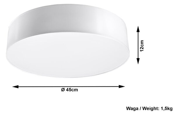 Bílé stropní svítidlo Sollux Atis Ceiling