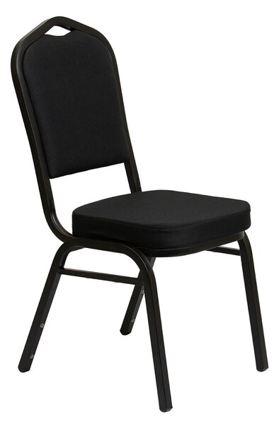 Banketní židle Luxus Dark 25x25x1.2 - hladká černá