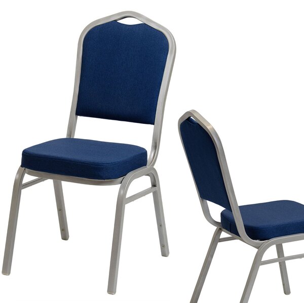 Banketní židle Luxus 25x25x1.2 hladká modrá