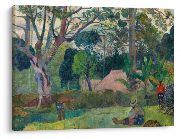 Obraz - Paul Gauguin, Te raau rahi (The Big Tree), reprodukce (70x50 cm)