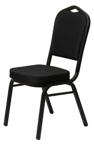 Banketní židle Luxus Dark 25x25x1.2 - hladká černá