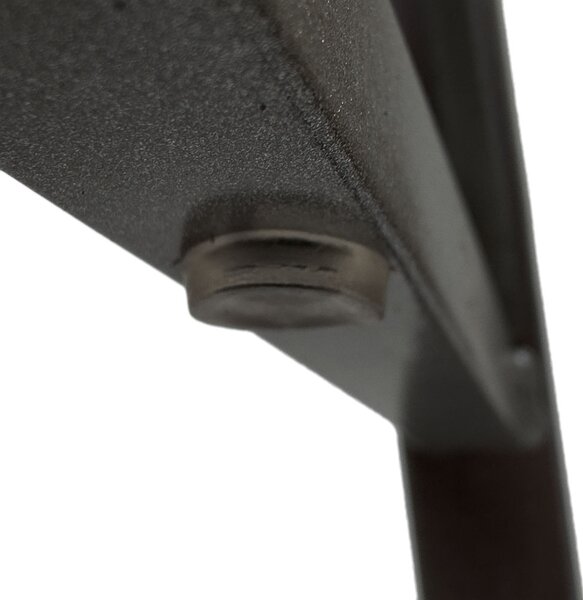 Banketní židle Luxus Dark 25x25x1.2 - hladká černá