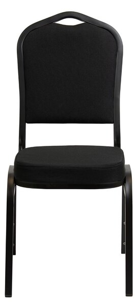 Banketní židle Luxus Dark 25x25x1.2 - hladká černá