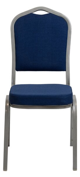 Banketní židle Luxus 25x25x1.2 hladká modrá