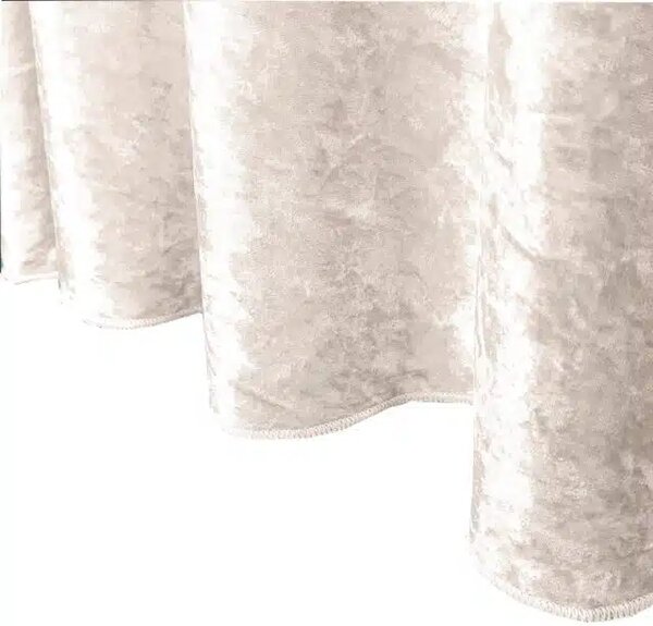 Obdélníkový sametový béžový ubrus 280x160cm Velvet