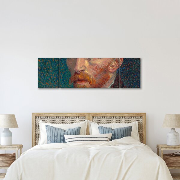 Obraz - Vincent van Gogh, Self-Portrait, reprodukce (170x50 cm)