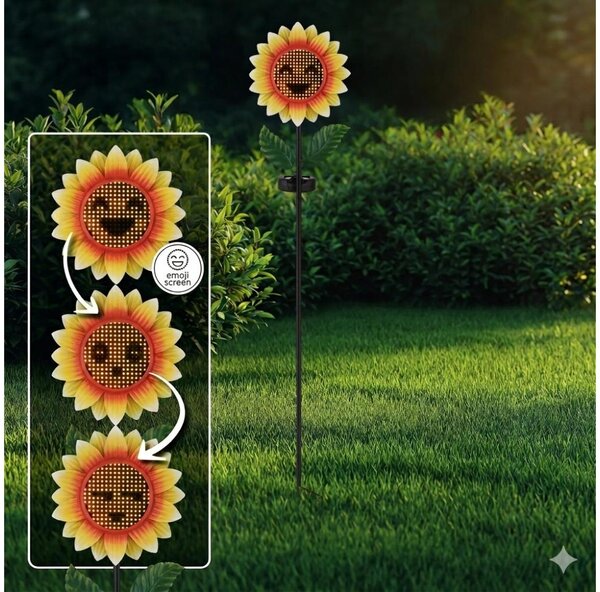 Globo 36590 - LED Solární svítidlo 200xLED/0,06W/3V IP44 květina