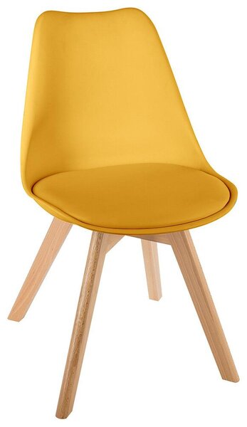 Jídelní židle Berenice Yellow od společnosti Eazy Living