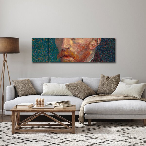Obraz - Vincent van Gogh, Self-Portrait, reprodukce (170x50 cm)