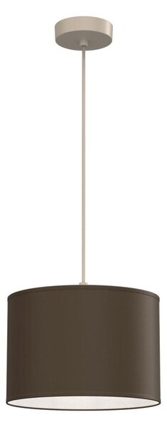 Lustr na lanku ARDEN 1xE27/15W/230V pr. 25 cm béžová/hnědá