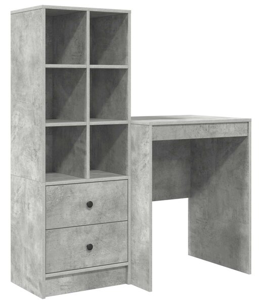 Stůl Betonově šedá 105,5 x 50 x 127 cm 2 ks 3337340