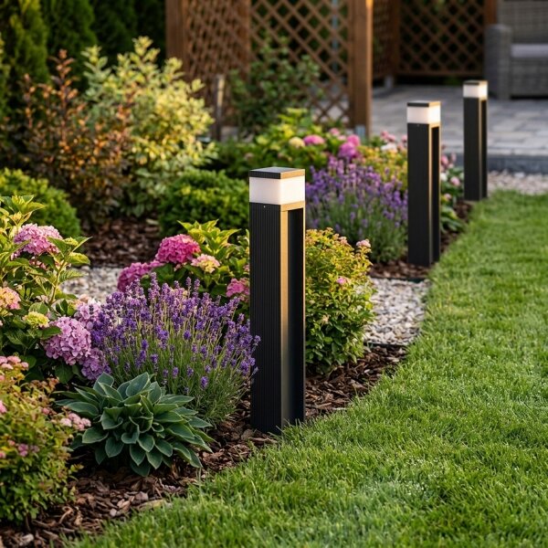 Venkovní lampa VESPER 1xG9/5W/230V IP44 50 cm černá