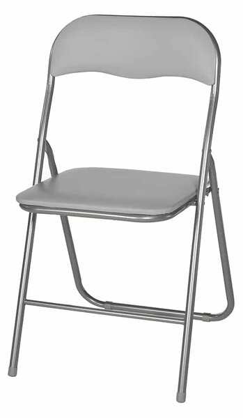 Skládací kancelářská židle šedá