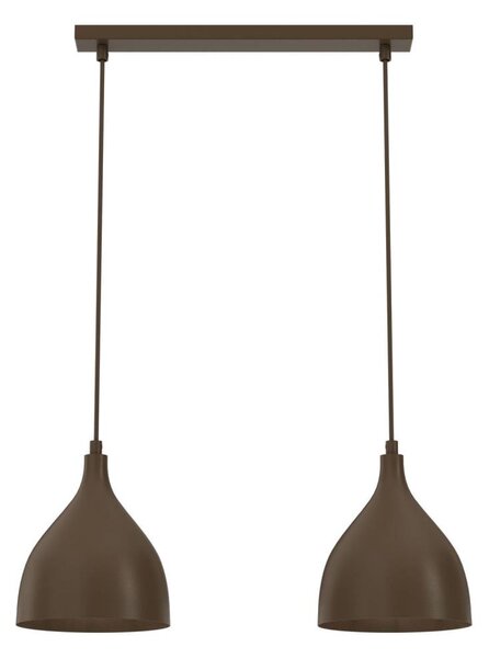 Lustr na lanku NOAK CLASSIC 2xE27/15W/230V hnědá