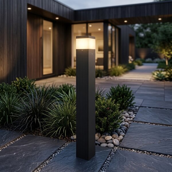 Venkovní lampa VESPER 1xG9/5W/230V IP44 80 cm černá