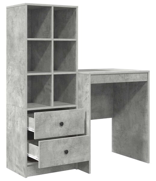 Stůl Betonově šedá 105,5 x 50 x 127 cm 2 ks 3337340