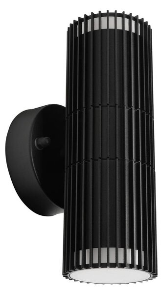 Venkovní nástěnné bodové svítidlo LANTHEA 2xGU10/11W/230V IP44 černá