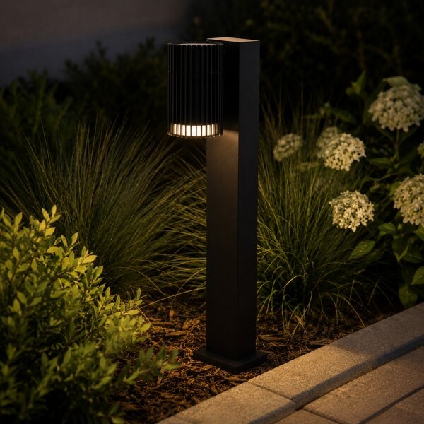 Venkovní lampa LANTHEA 1xGU10/11W/230V IP44 50 cm černá